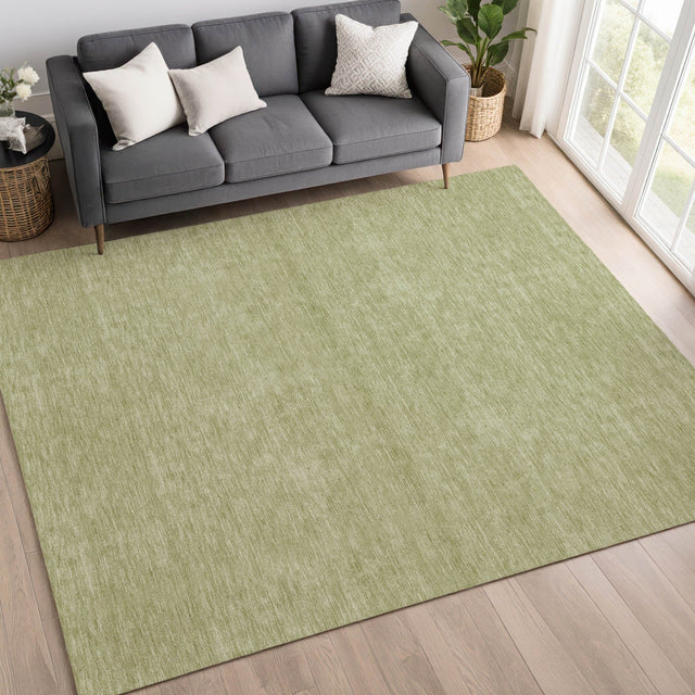 Dalyn Soft Essentials SE6 Aloe Rug shown in a room