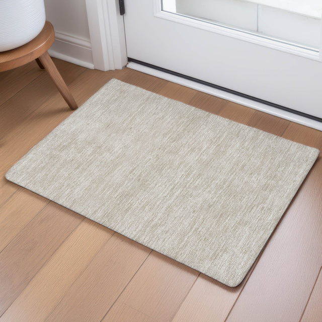 Dalyn Soft Essentials SE6 Beige Rug shown in a room
