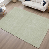 Dalyn Soft Essentials SE6 Celery Rug shown in a room