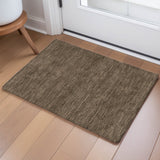 Dalyn Soft Essentials SE6 Chocolate Rug shown in a room