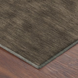 Dalyn Soft Essentials SE6 Chocolate Rug corner detail