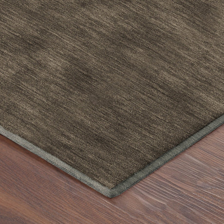 Dalyn Soft Essentials SE6 Chocolate Rug corner detail