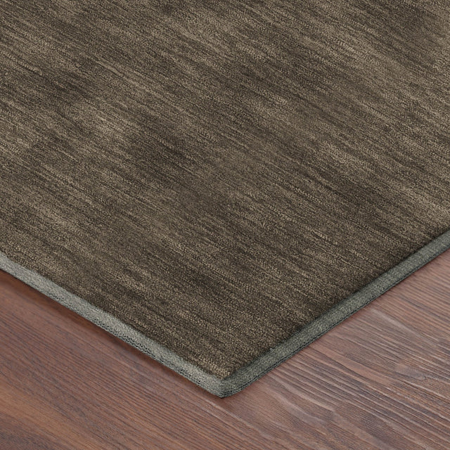 Dalyn Soft Essentials SE6 Chocolate Rug corner detail