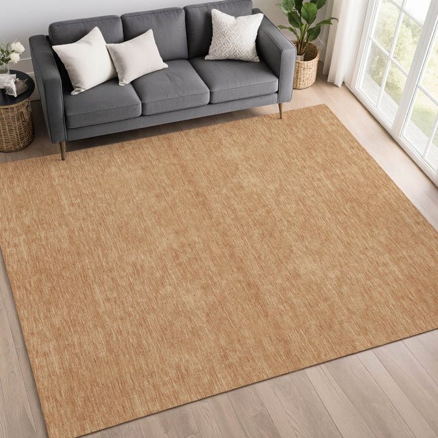 Dalyn Soft Essentials SE6 Copper Rug shown in a room