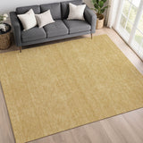 Dalyn Soft Essentials SE6 Gold Rug shown in a room