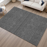 Dalyn Soft Essentials SE6 Graphite Rug shown in a room
