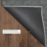 Dalyn Soft Essentials SE6 Graphite Rug backing detail