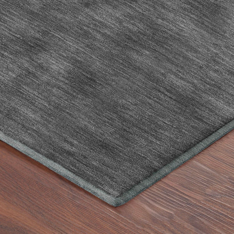 Dalyn Soft Essentials SE6 Graphite Rug corner detail
