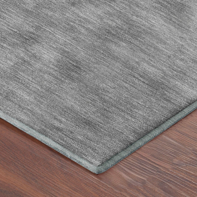 Dalyn Soft Essentials SE6 Gray Rug corner detail