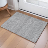 Dalyn Soft Essentials SE6 Gray Rug shown in a room