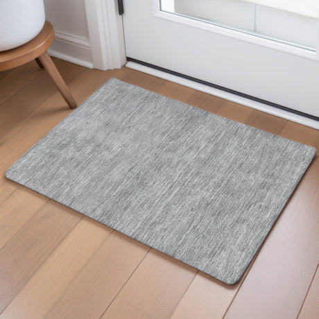 Dalyn Soft Essentials SE6 Gray Rug shown in a room