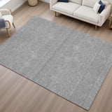 Dalyn Soft Essentials SE6 Gray Rug shown in a room