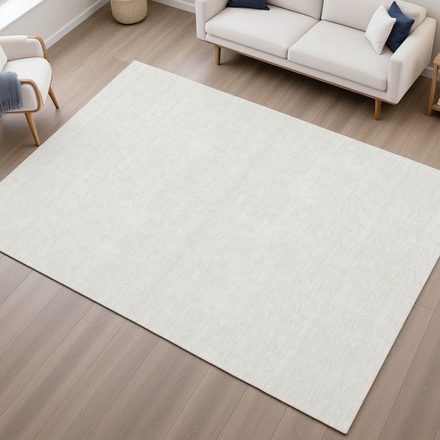 Dalyn Soft Essentials SE6 Ivory Rug shown in a room