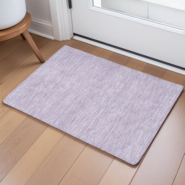 Dalyn Soft Essentials SE6 Lavender Rug shown in a room