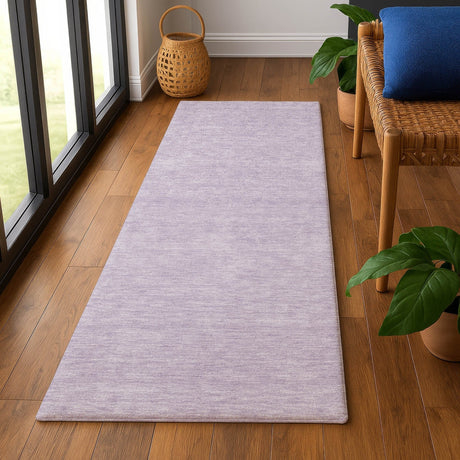 Dalyn Soft Essentials SE6 Lavender Rug shown in a room