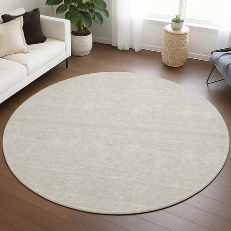 Dalyn Soft Essentials SE6 Linen Rug shown in a room
