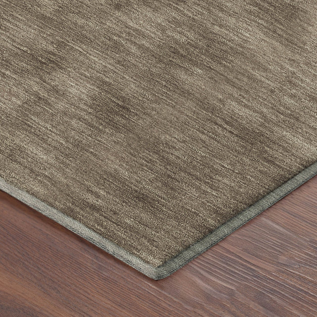 Dalyn Soft Essentials SE6 Mocha Rug corner detail