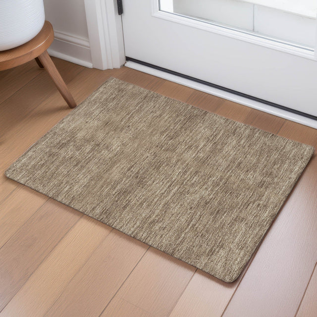 Dalyn Soft Essentials SE6 Mocha Rug shown in a room
