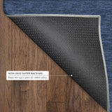 Dalyn Soft Essentials SE6 Navy Rug backing detail