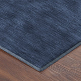 Dalyn Soft Essentials SE6 Navy Rug corner detail