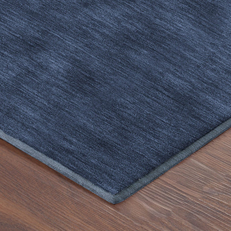 Dalyn Soft Essentials SE6 Navy Rug corner detail