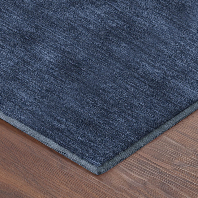 Dalyn Soft Essentials SE6 Navy Rug corner detail