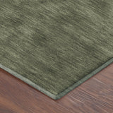 Dalyn Soft Essentials SE6 Olive Rug corner detail