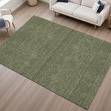 Dalyn Soft Essentials SE6 Olive Rug shown in a room