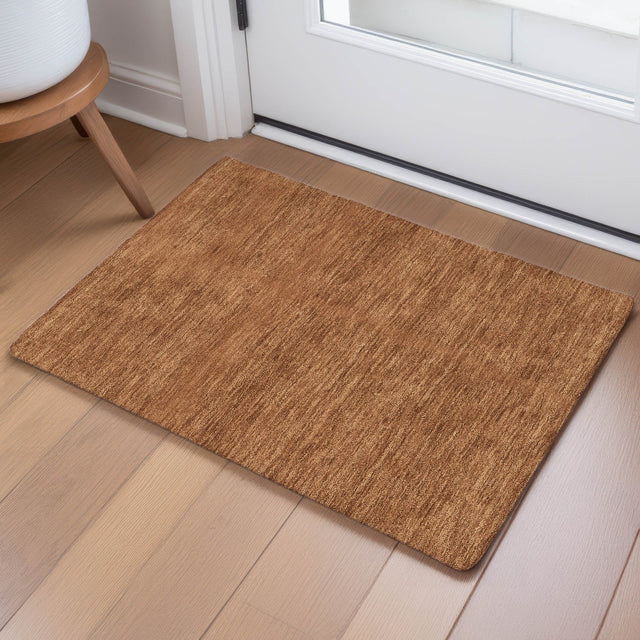 Dalyn Soft Essentials SE6 Paprika Rug shown in a room