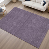 Dalyn Soft Essentials SE6 Plum Rug shown in a room
