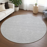 Dalyn Soft Essentials SE6 Silver Rug shown in a room