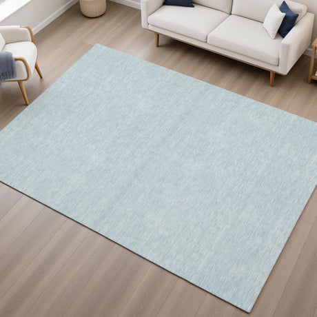 Dalyn Soft Essentials SE6 Sky Rug shown in a room