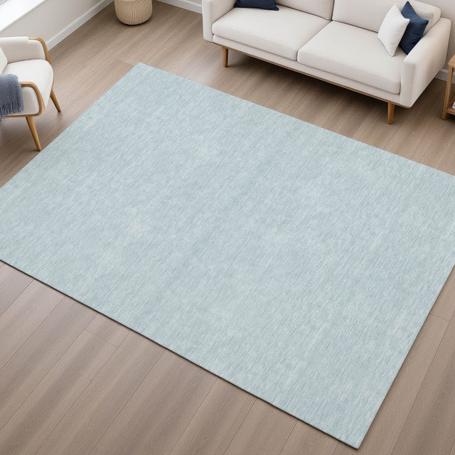 Dalyn Soft Essentials SE6 Sky Rug shown in a room
