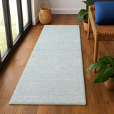 Dalyn Soft Essentials SE6 Sky Rug shown in a room