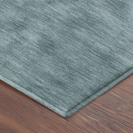 Dalyn Soft Essentials SE6 Teal Rug corner detail