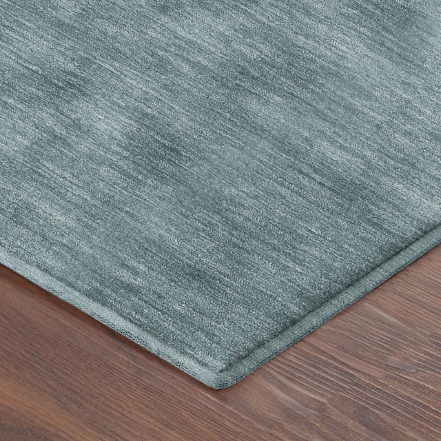 Dalyn Soft Essentials SE6 Teal Rug corner detail