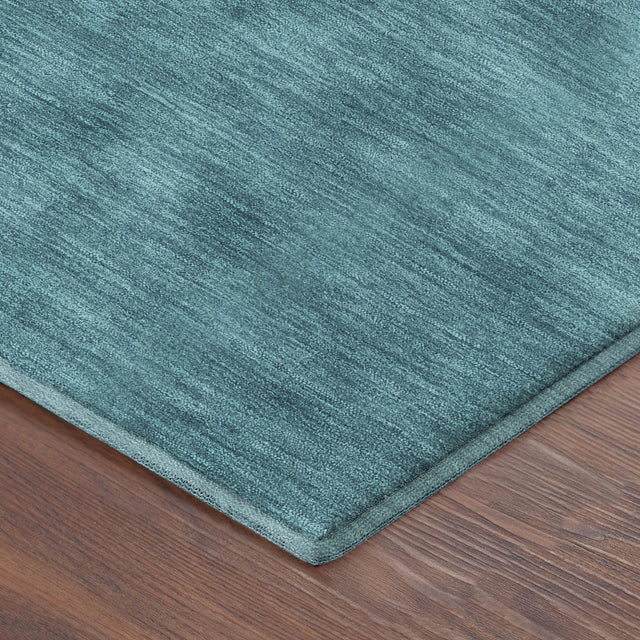Dalyn Soft Essentials SE6 Turquoise Rug corner detail