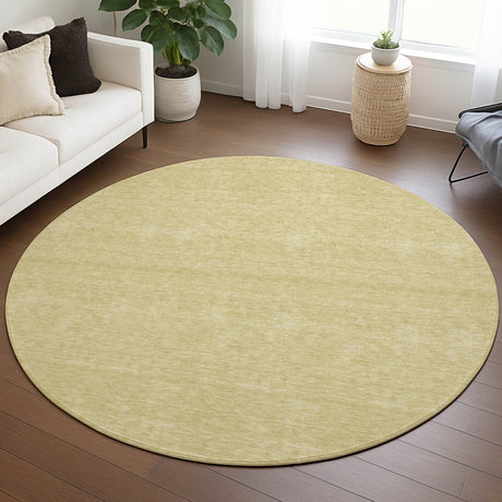 Dalyn Soft Essentials SE6 Wheat Rug shown in a room