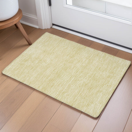 Dalyn Soft Essentials SE6 Wheat Rug shown in a room