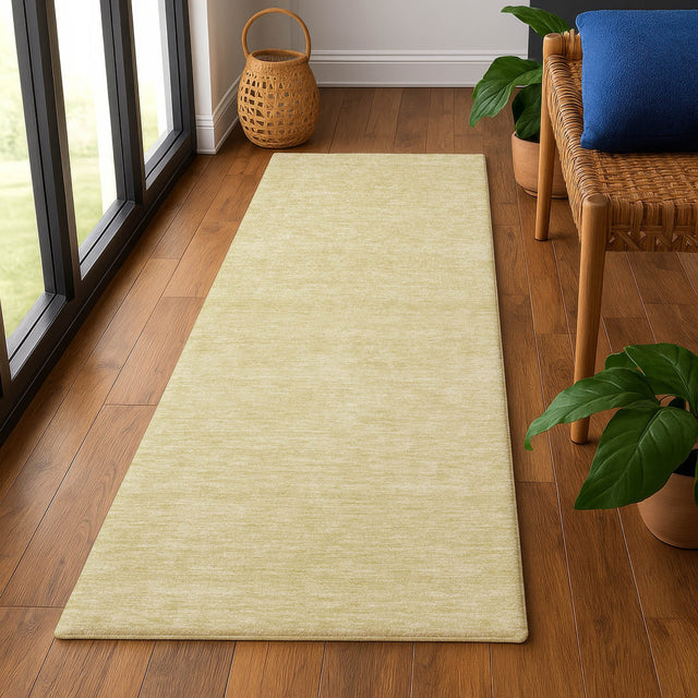 Dalyn Soft Essentials SE6 Wheat Rug shown in a room