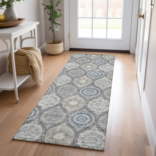 Dalyn Solace SL1 Gray Rug shown in a room