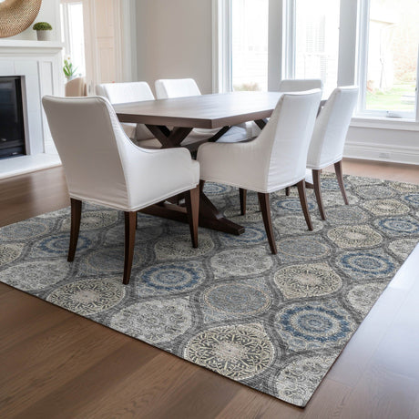 Dalyn Solace SL1 Gray Rug shown in a room