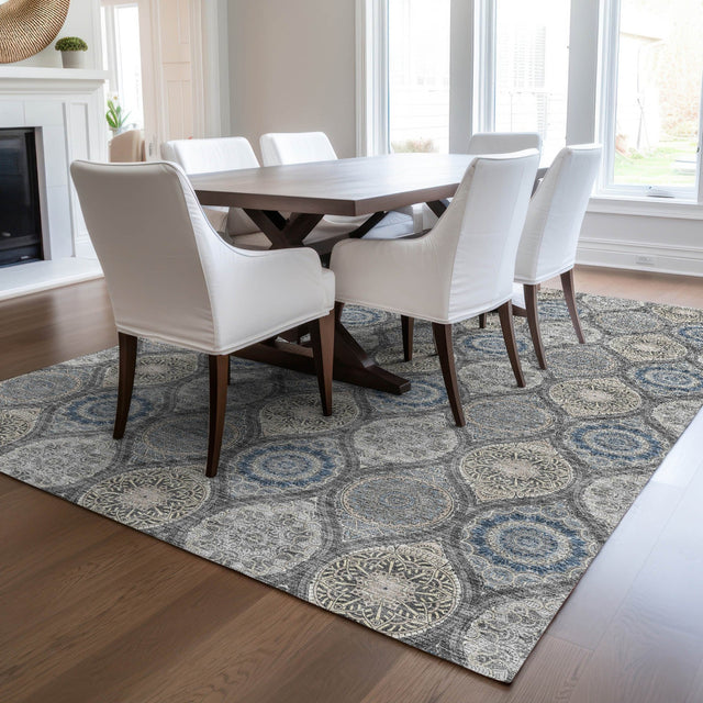 Dalyn Solace SL1 Gray Rug shown in a room