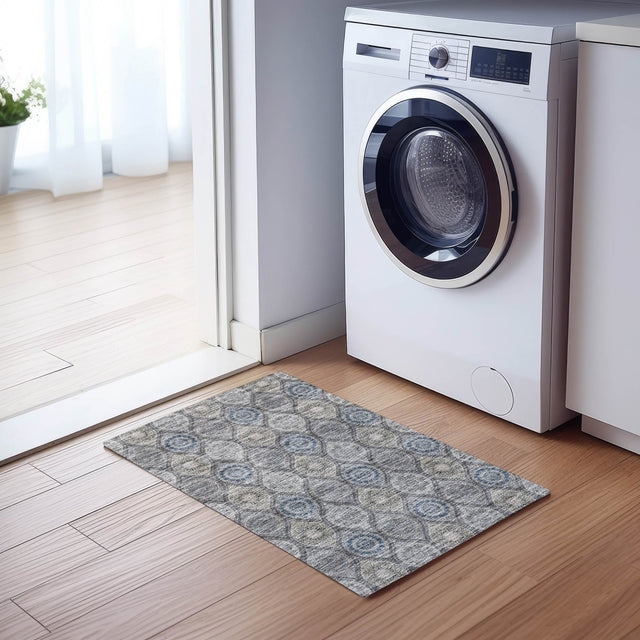 Dalyn Solace SL1 Gray Rug shown in a room