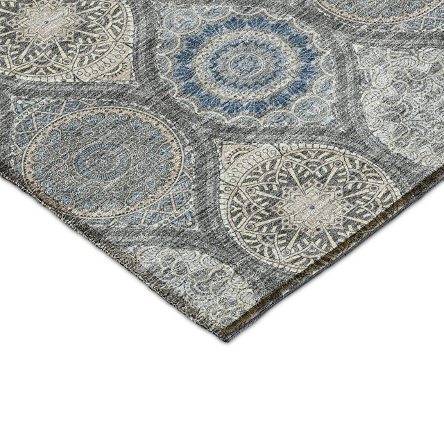 Dalyn Solace SL1 Gray Rug corner detail