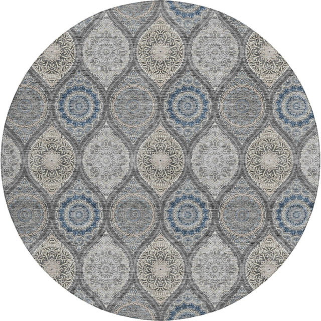 Dalyn Solace SL1 Gray Rug round rug
