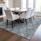 Dalyn Solace SL1 Navy Rug shown in a room