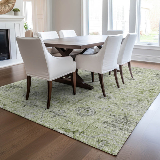 Dalyn Solace SL10 Aloe Rug shown in a room