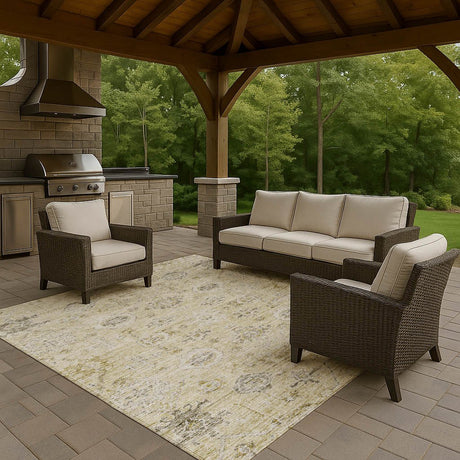 Dalyn Solace SL10 Beige Rug outdoor lifestyle image