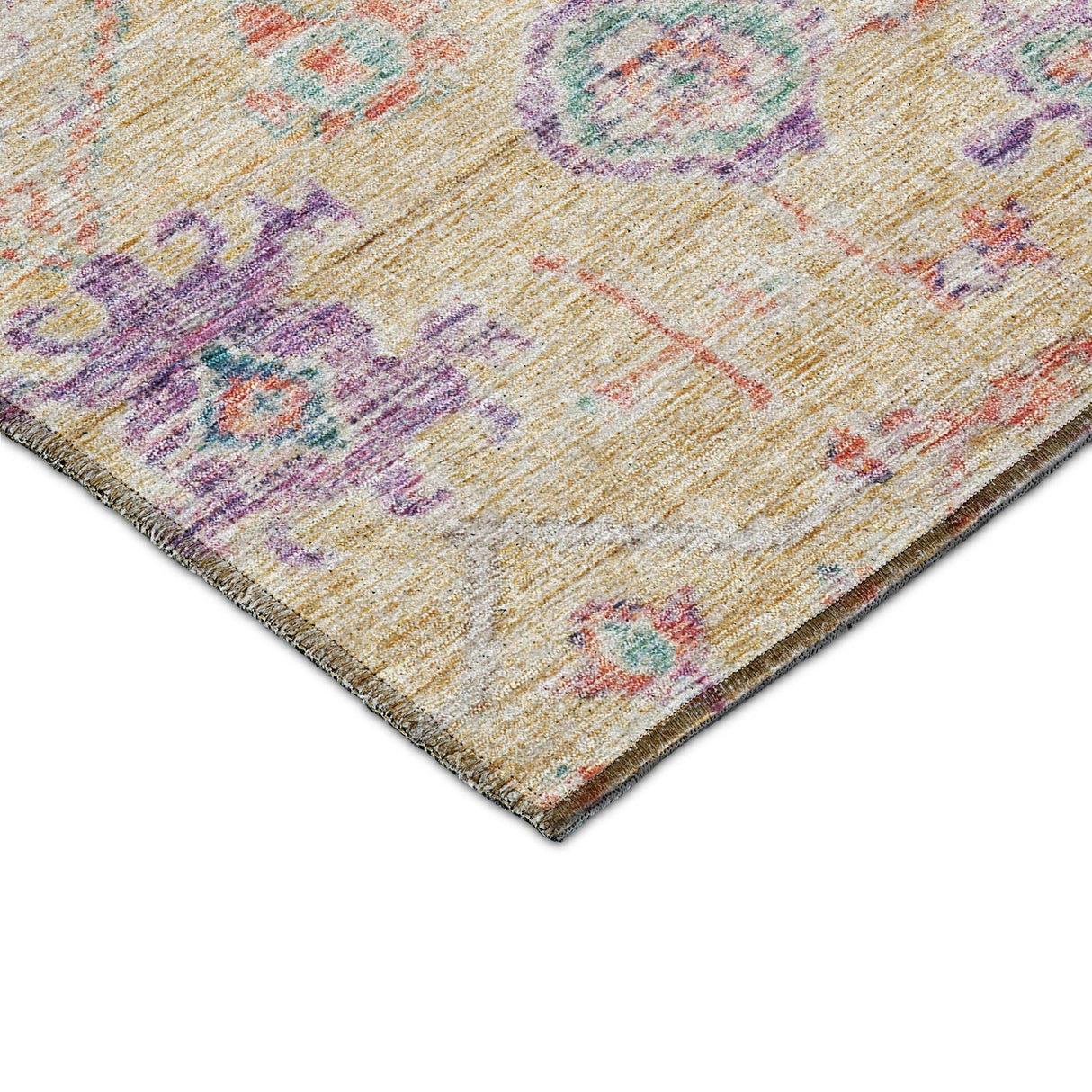 Dalyn Solace SL10 Peach Rug corner detail